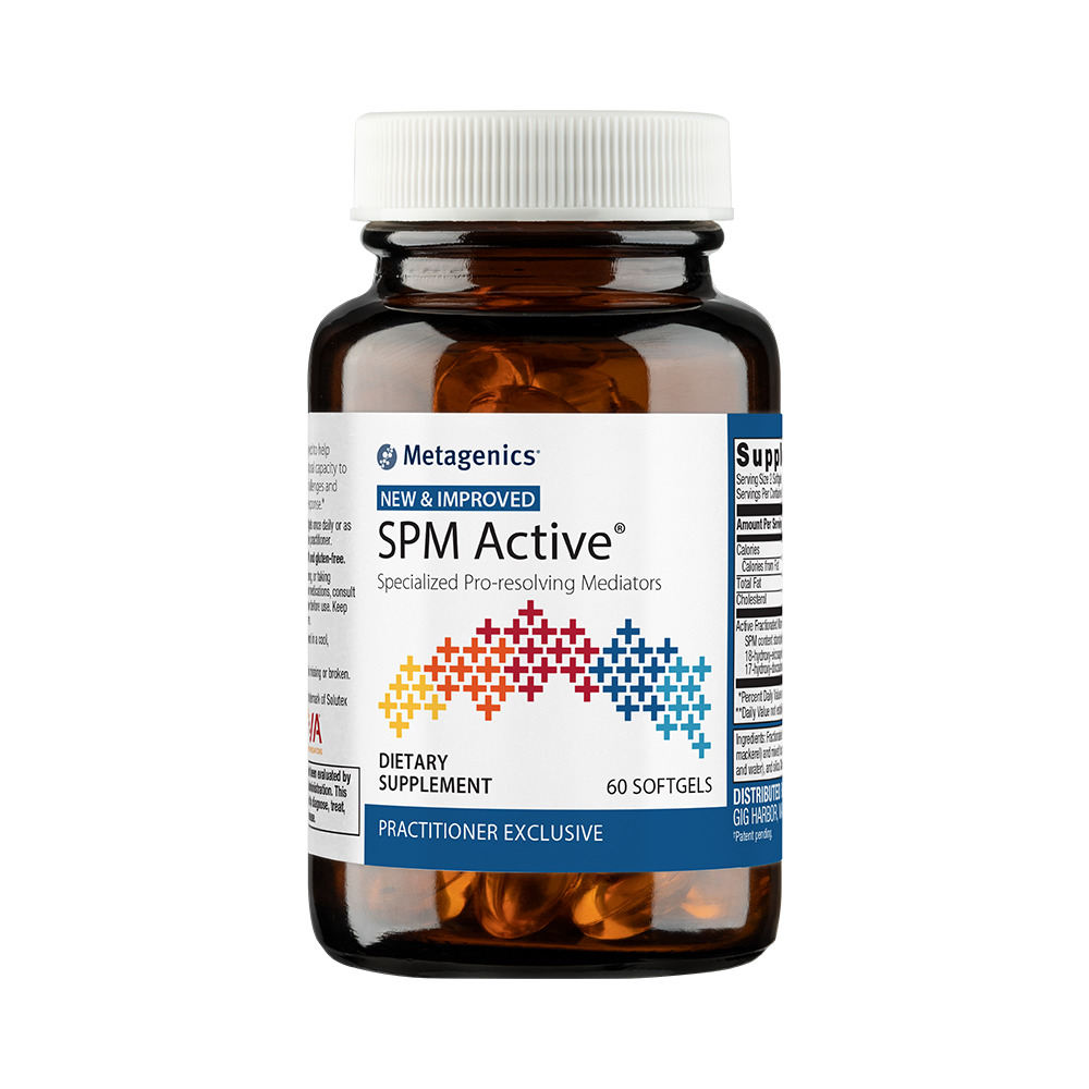Omegagenics SPM Active (60 softgels) Improved Formula by Metagenics