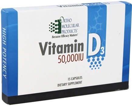 Vitamin D 3 50000iu 15ct Blister Pack By Orthomolecular
