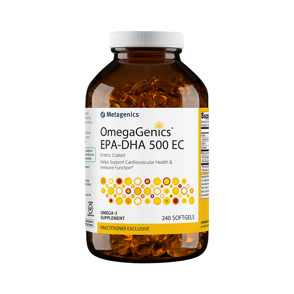 OmegaGenics EPADHA 500 Enteric Coated Lemon (240 softgels) by